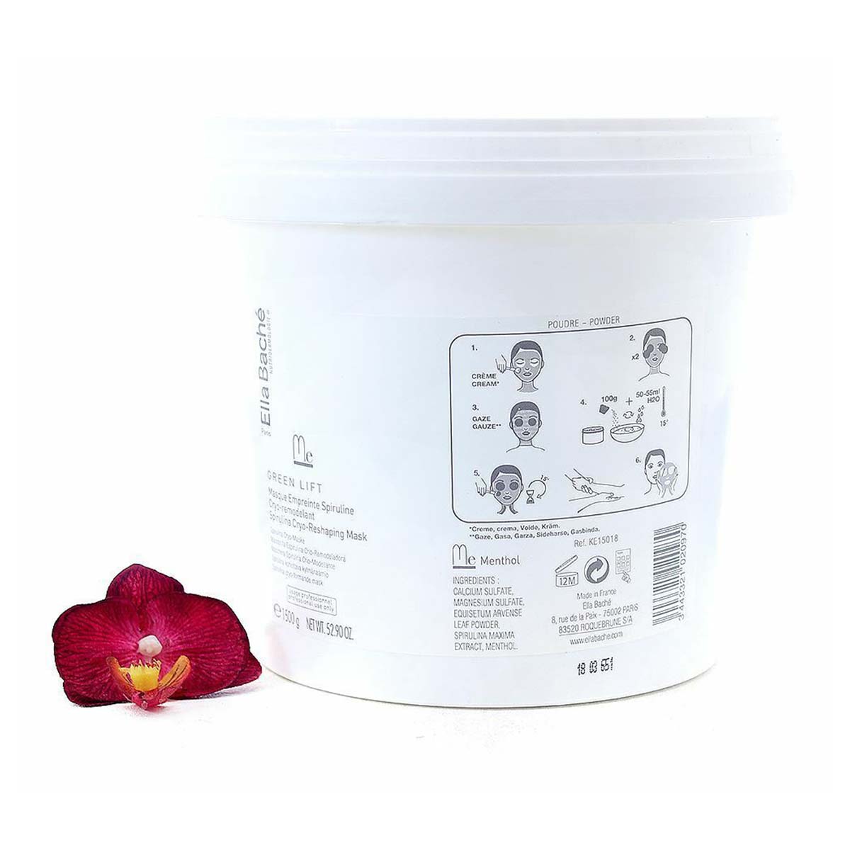 Ella Bache Green Lift Spirulina Cryo-Reshaping Mask  1500g