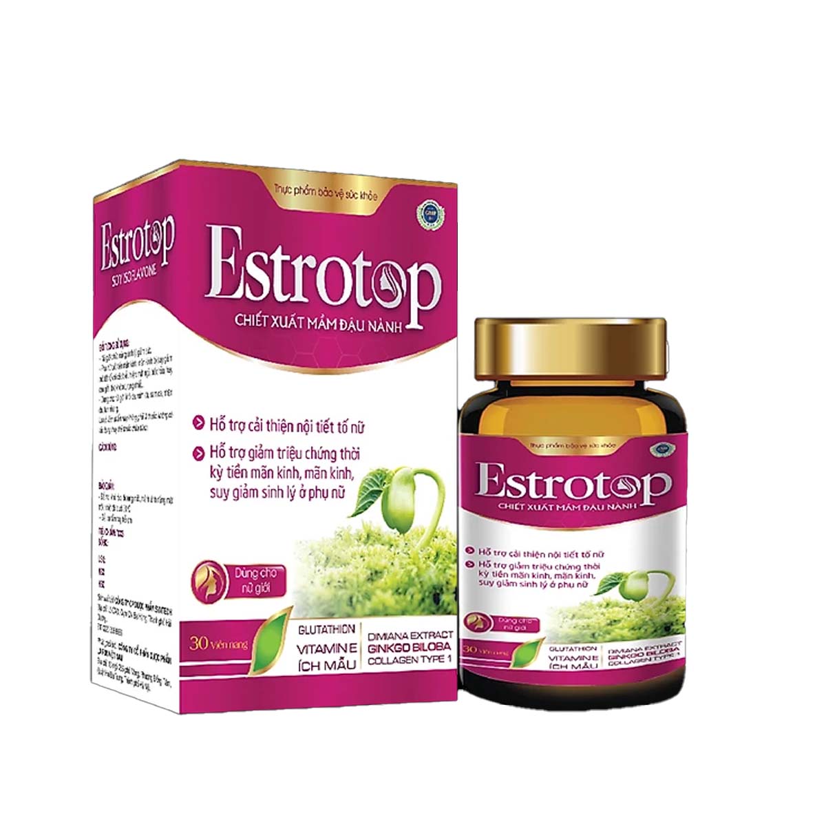 Viên uống cải thiện nội tiết tố Estrotop 30 viên