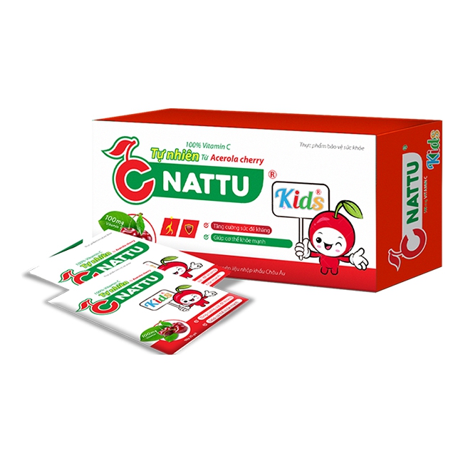 TPBVSK C-NATTU KIDS tăng cường sức đề kháng hộp 20 gói