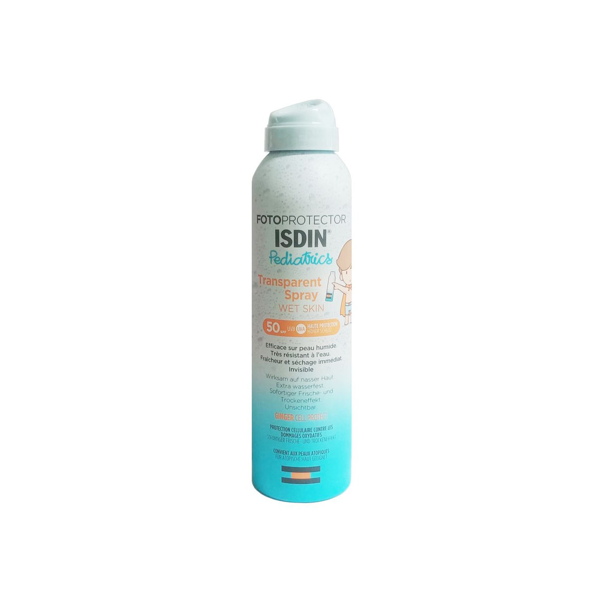 Xịt Chống Nắng Cho Bé Isdin Pediatrics Wet Skin SPF 50+ 250ml