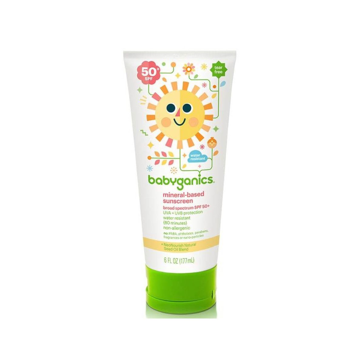 Kem Chống Nắng Babyganics SPF50+ Cho Bé Từ 6 Tháng Tuổi 177ml