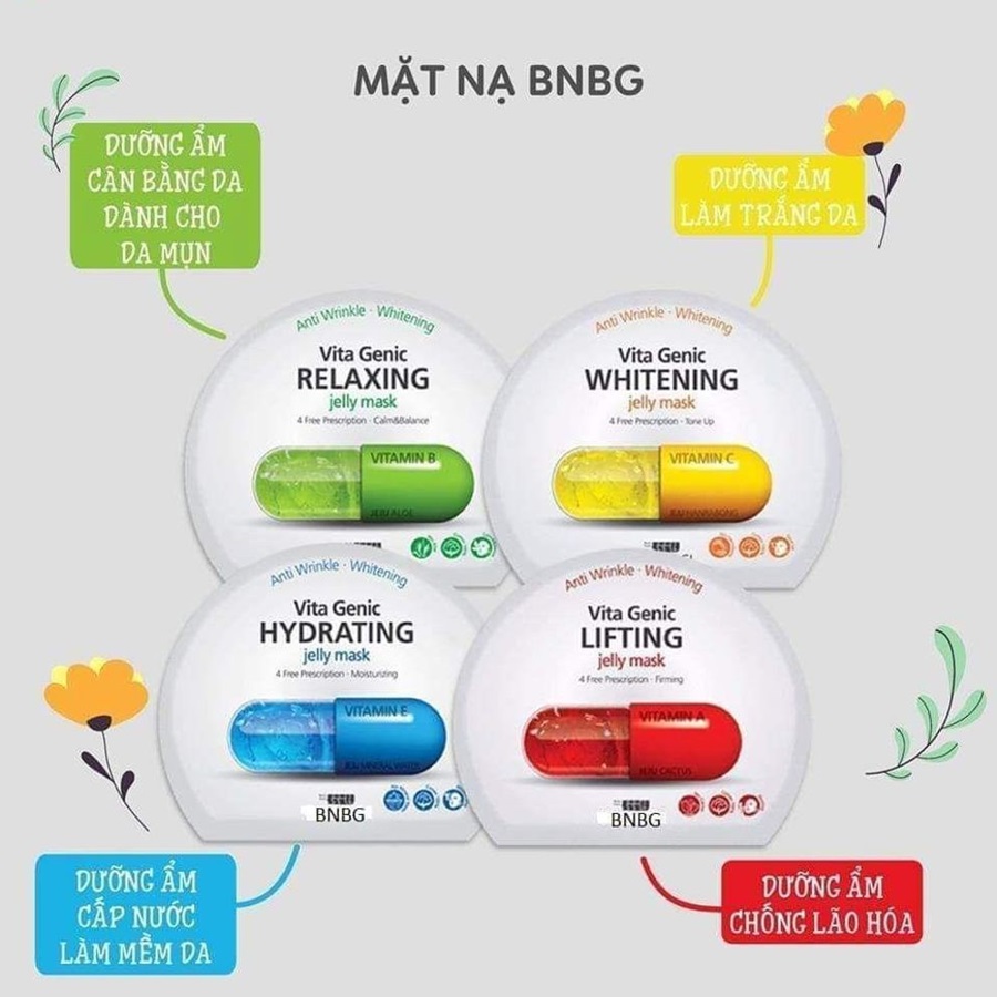 Mặt Nạ BNBG Vitamin C Chống Oxy Hóa, Làm Sáng Da 30ml