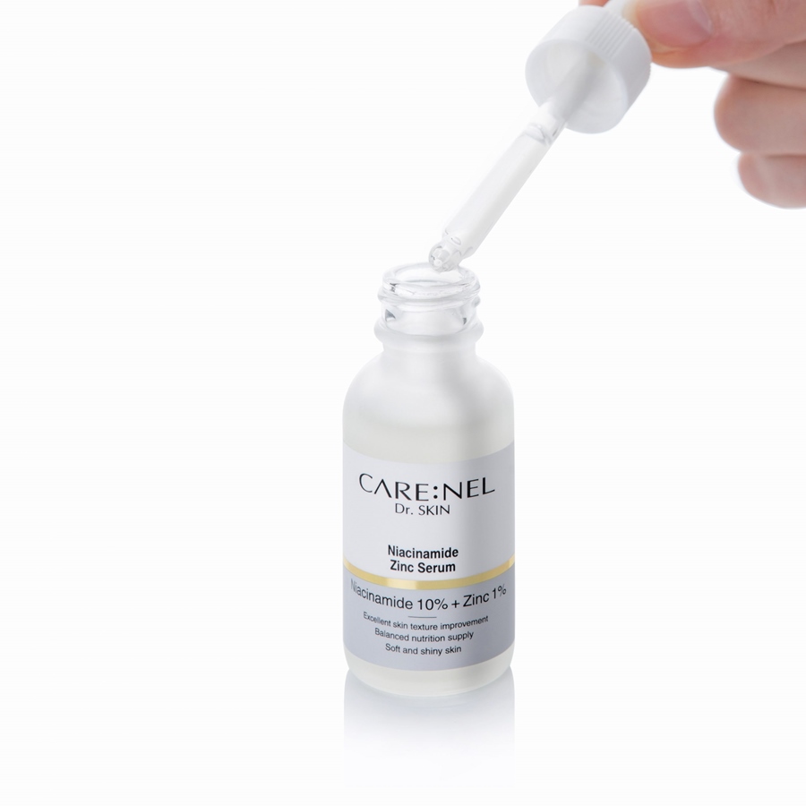 Tinh Chất Dưỡng Trắng Mịn, Cải Thiện Các Khuyết Điểm Của Da Carenel Niacinamide 10% + Zinc 1% Serum 30ml