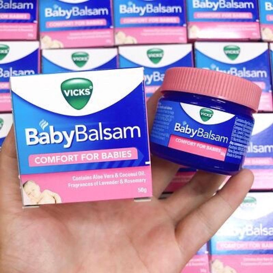 Dầu bôi ấm cho bé Vicks Baby Balsam 50g