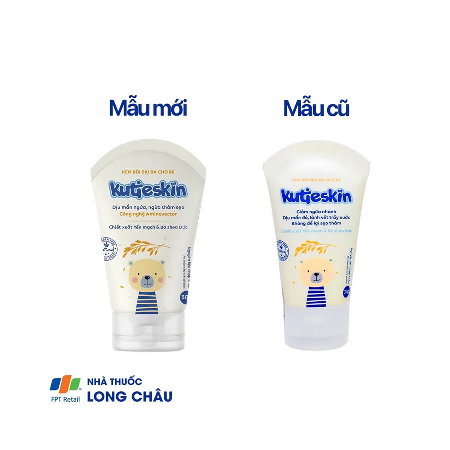 Kem bôi dịu da cho bé Kutieskin hỗ trợ giảm ngứa nhanh, mẩn đỏ, tái tạo da (30g)