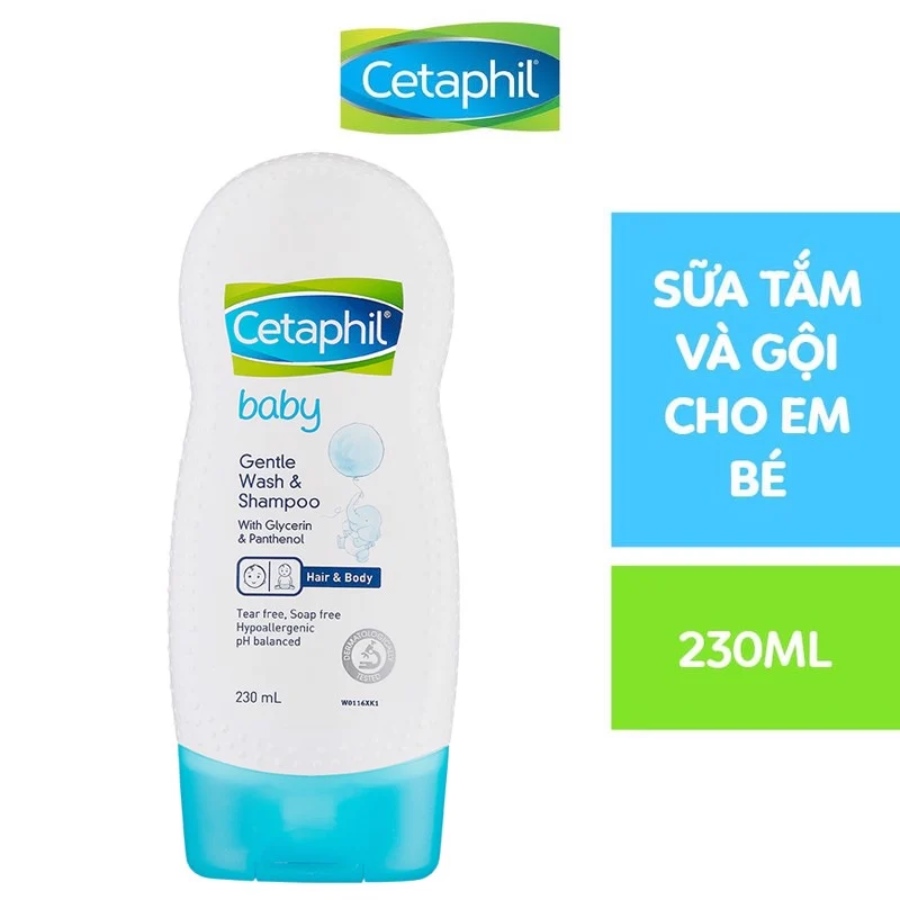 Sữa Tắm Gội Toàn Thân Cetaphil Cho Bé 230ml