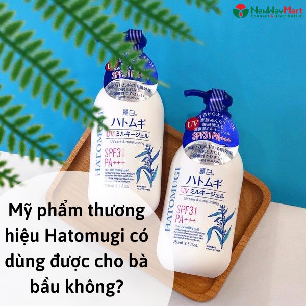 Mỹ phẩm thương hiệu Hatomugi có dùng được cho bà bầu không?
