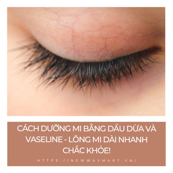 Cách Dưỡng Mi Bằng Dầu Dừa Và Vaseline - Lông Mi Dài Nhanh Chắc Khỏe!